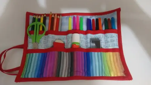 Porta Lápis de Tecido