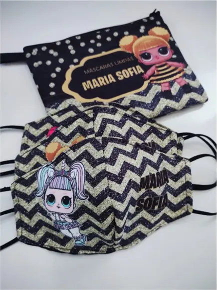 PORTA MASCARAS E MÁSCARAS DE PROTEÇÃO PERSONALIZADAS