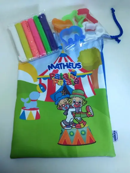 Saquinho Personalizado com Massinha de Modelar