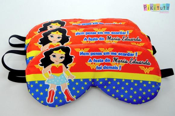 10 Máscaras de Dormir - Mulher Maravilha