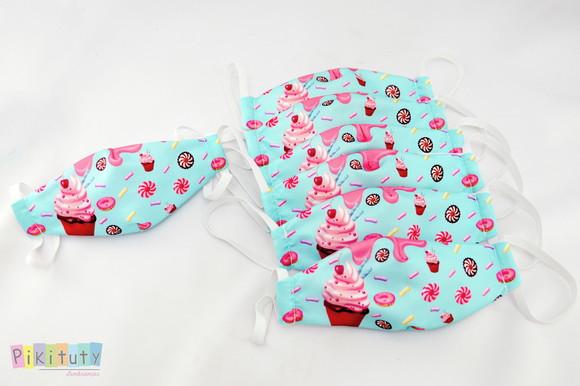 10 máscaras de Proteção para festa - Confeitaria