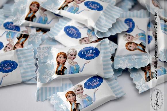 100 Balinhas Personalizadas Frozen