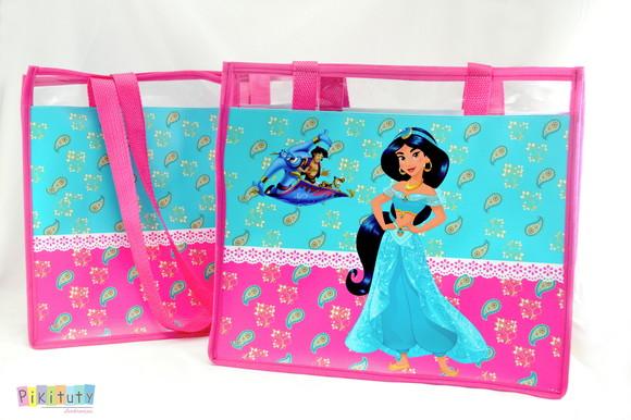 20 Bolsas de Praia Aladdin e Jasmine