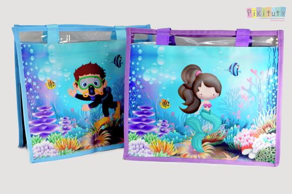 20 Bolsas de Praia Fundo do Mar