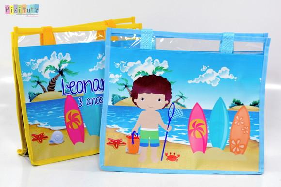 20 Bolsas de Praia Pool Party Menino Surfista