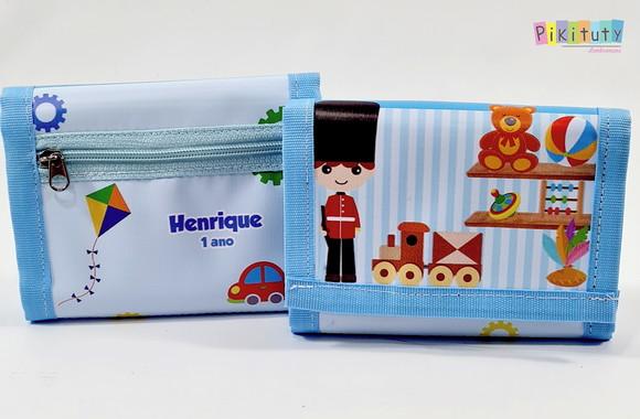20 Carteiras Infantil - Brinquedos e Soldadinho