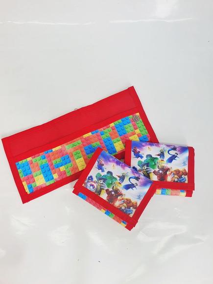 20 Carteiras Infantil - Heróis Vingadores Lego