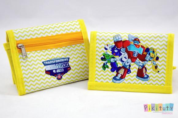 20 Carteiras Infantil Transformers