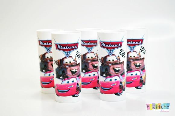 20 Copos Long Drink Carros