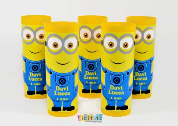 20 Copos Long Drink Minions