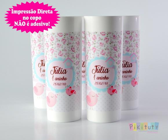 20 Copos Long Drink Jardim Encantado