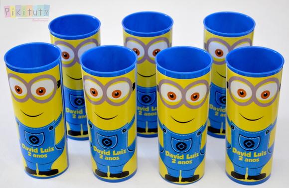 20 Copos Long Drink Minions