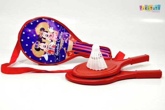 20 Kits Bolsa + Raquete Mickey e Minnie Realeza