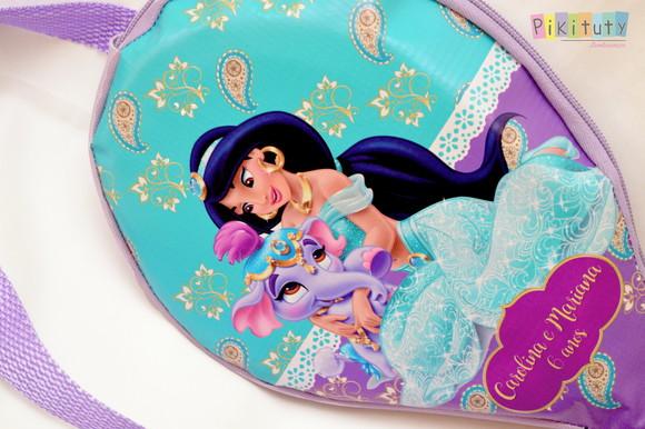20 Kits Bolsa + Raquete Aladdin e Jasmine