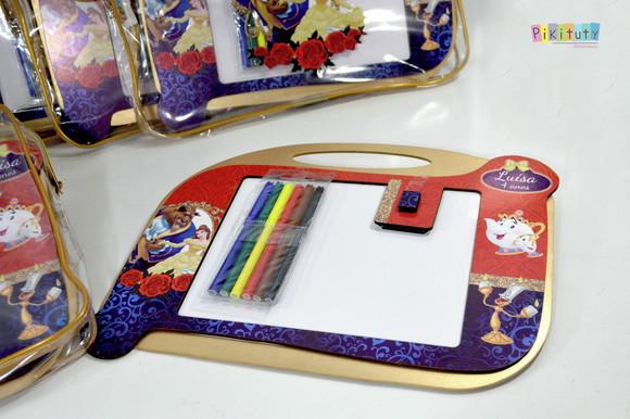 20 Kits Luxo Lousa Mágica - a Bela e a Fera