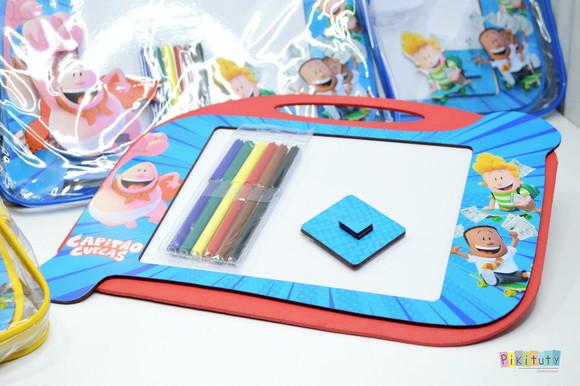 20 Kits Luxo Lousa Mágica - Capitão Cuecas