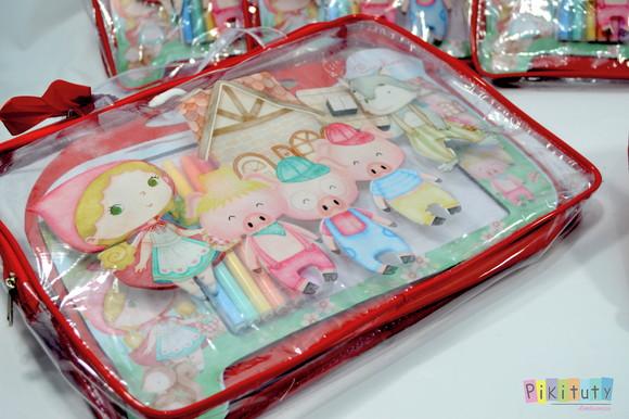 20 Kits Luxo Lousa Mágica - Chapeuzinho Vermelho