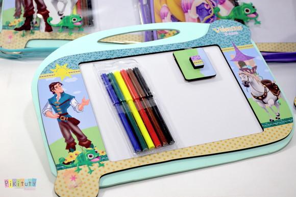 20 Kits Luxo Lousa Mágica - Enrolados Rapunzel