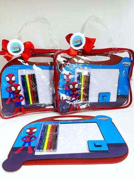 20 Kits Luxo Lousa Mágica - Homem Aranha