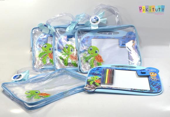 20 Kits Luxo Lousa Mágica - Fundo do Mar