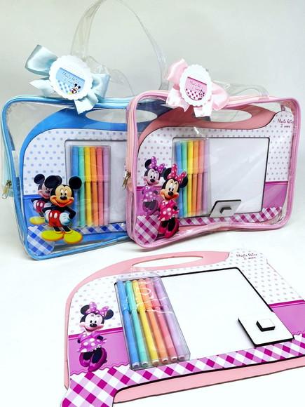 20 Kits Luxo Lousa Mágica - Mickey e Minnie