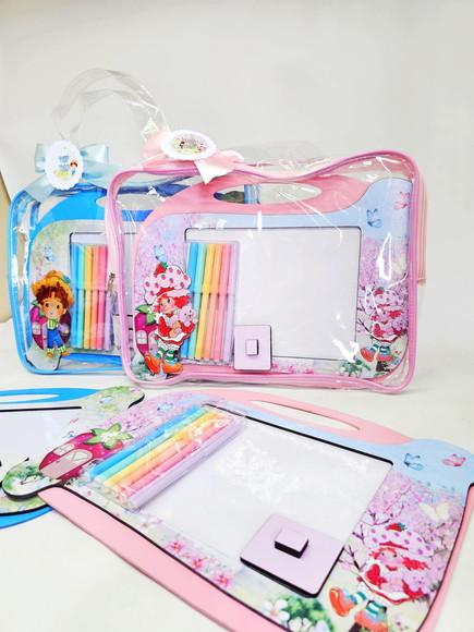 20 Kits Luxo Lousa Mágica - Moranguinho