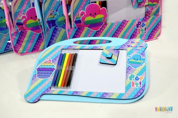 20 Kits Luxo Lousa Mágica - Pop It