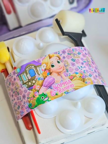 20 Kits Pintura Luxo - Enrolados Rapunzel