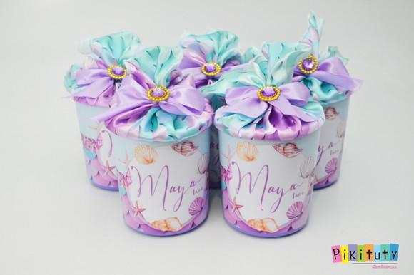 20 Latas Centro de Mesa Sereia