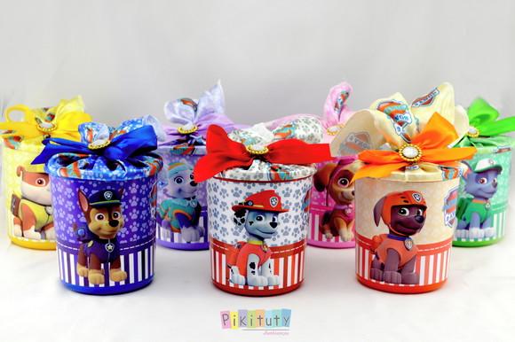20 Latas Centro de Mesa Patrulha Canina