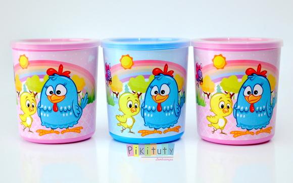 20 Latas Ninho - Galinha Pintadinha Rosa