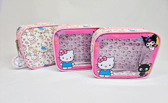 20 Necessaire Lux Maquiagem com Visor - Hello Kitty