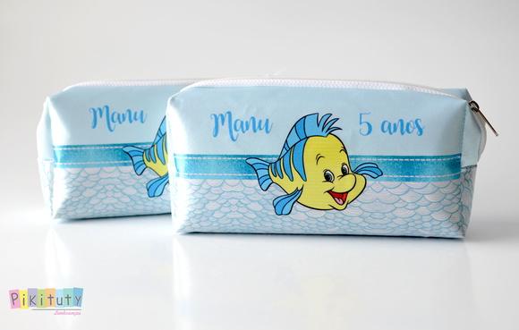 20 Necessaires / Estojo Alice a Pequena Sereia para Meninos