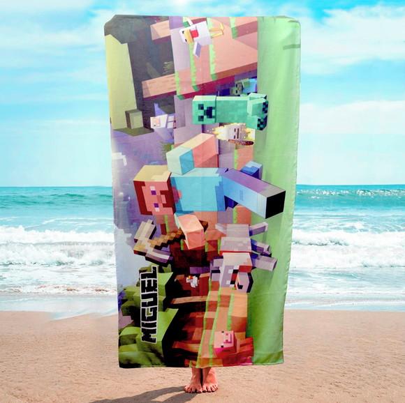 20 Toalhas de Banho - Minecraft