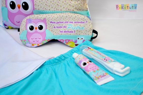5 Kits Festa do Pijama + Pijama Baby Doll