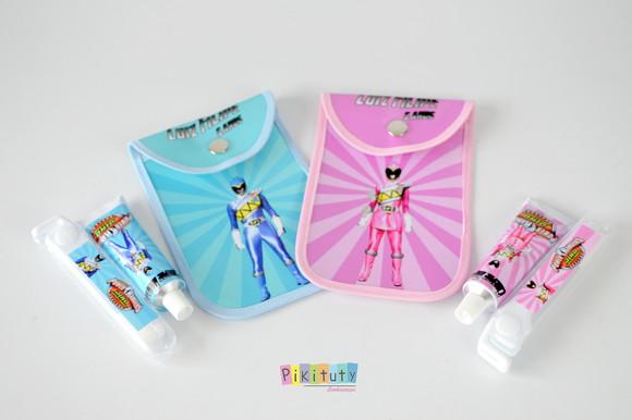 45 Unidades - Kit Dental c/ Porta Escova Power Rangers