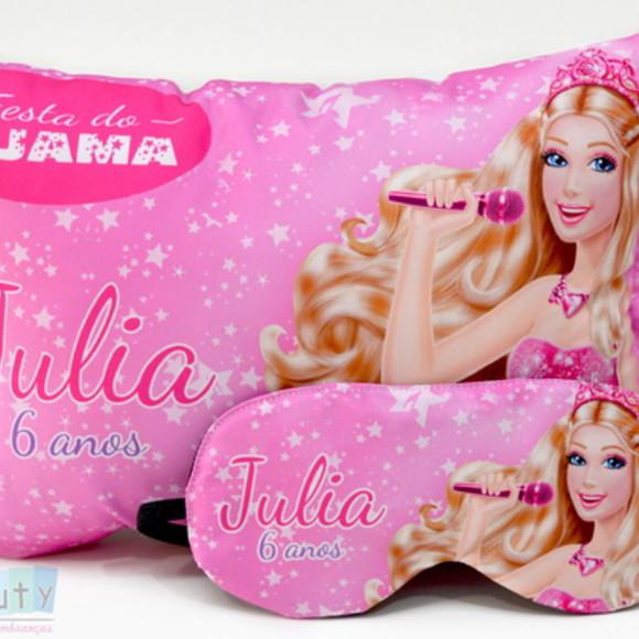 Almofada + Máscara de dormir - Barbie