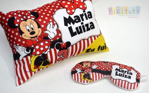 Almofada + Máscara de dormir Minnie