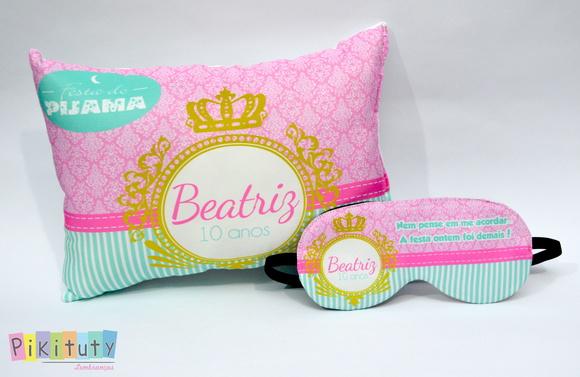 Almofada + Máscara de dormir Princesa