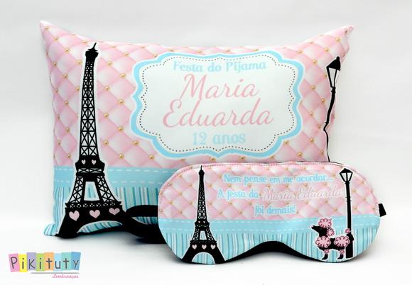Almofada + Máscara de dormir Paris
