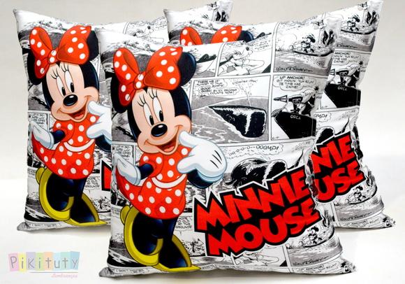 Almofada 29x29 cm Minnie Vermelha