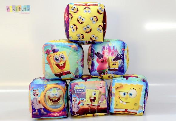 Almofada Cubo Bob Esponja