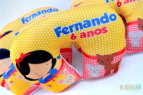 Almofada de Pescoço Branca de Neve
