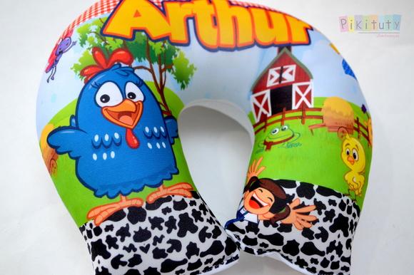 Almofada de Pescoço Galinha Pintadinha