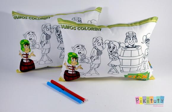 Almofada p/ Colorir Chaves