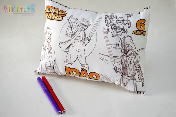 Almofada p/ Colorir Star Wars