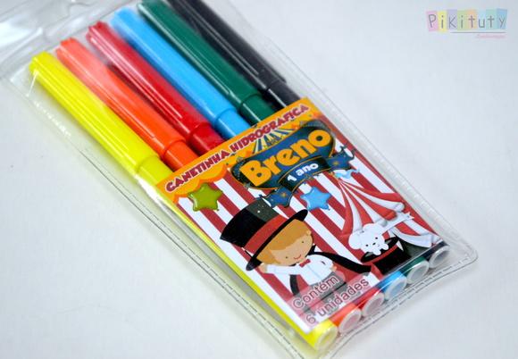 Almofada para Colorir c/6 canetinhas