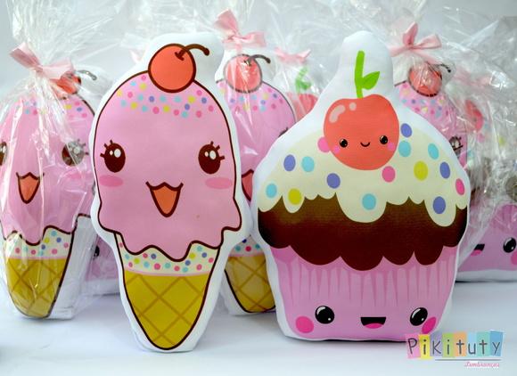 Almofada Personagem - Cupcake e Sorvete