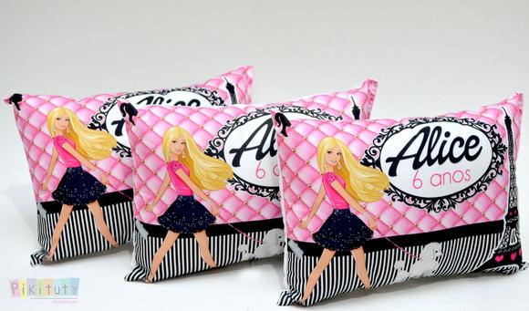 Almofada Personalizada Barbie Paris