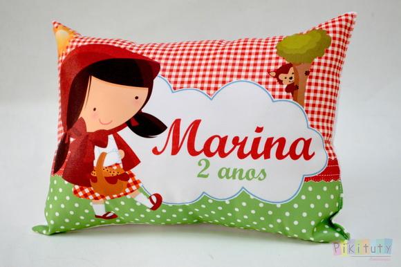 Almofada personalizada Chapeuzinho
